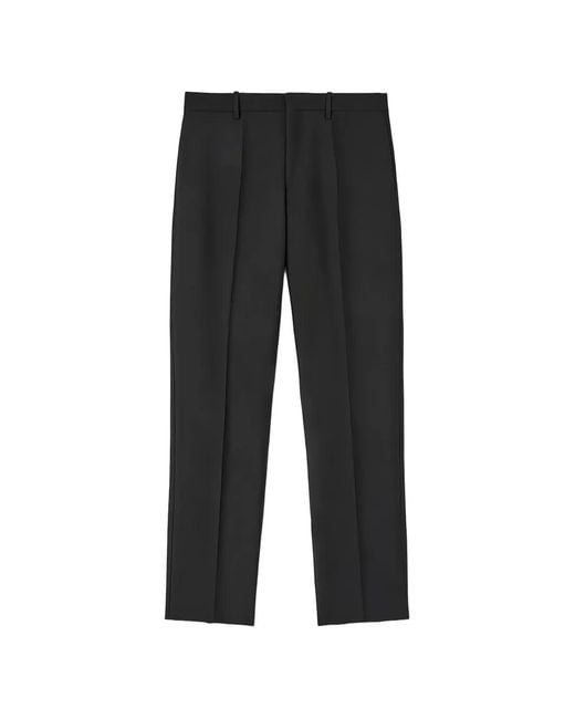 Jil Sander Black Pantalon À Plis Marqués for men