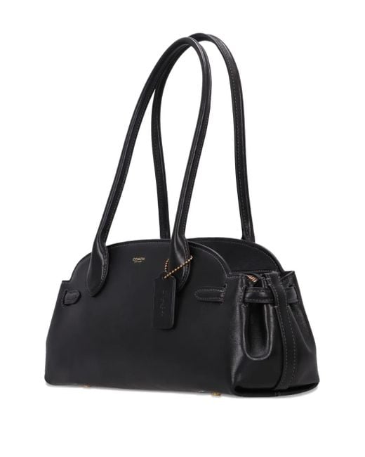 COACH Black Empire Carryall 34 Shoulder Bag