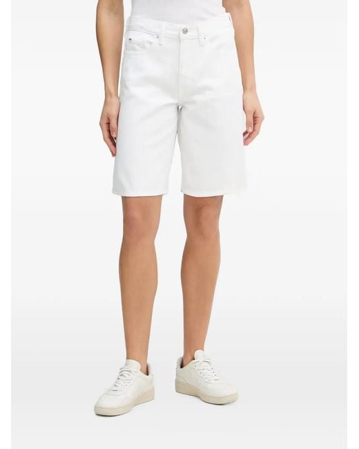 DKNY Denim Shorts in het White