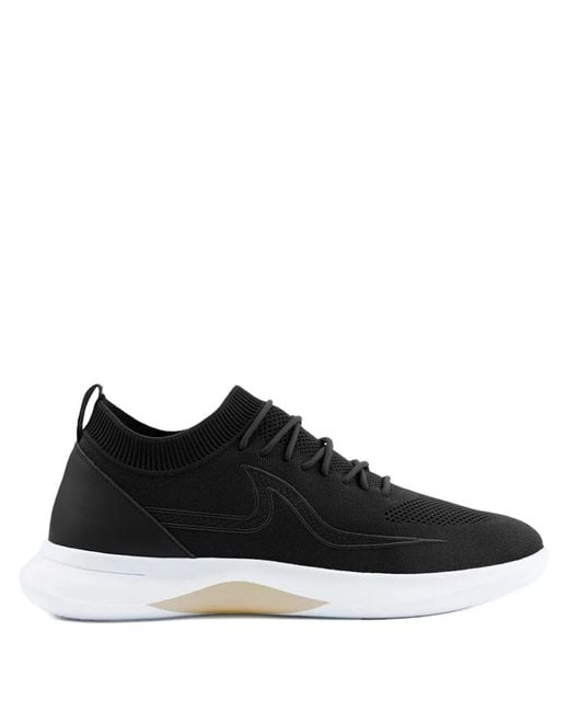 Paul & Shark Black Aqua Slip-On Sneakers for men
