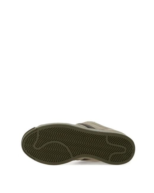 Adidas Green Superstar Three-Stripe Sneakers