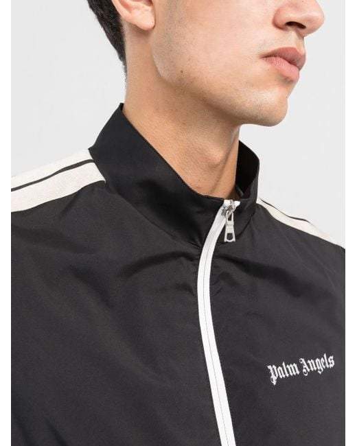 Palm Angels Jacke Mit Logo-Print in Black für Herren