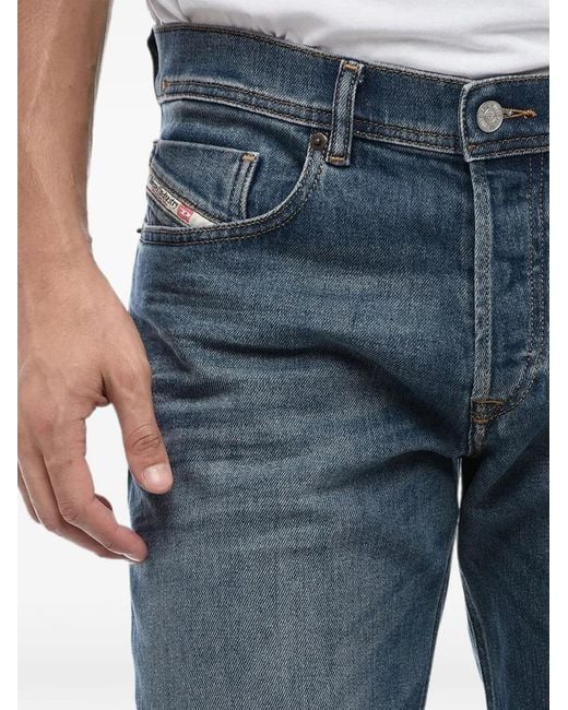 DIESEL Blue D-Finitive Tapered-Fit Jeans for men