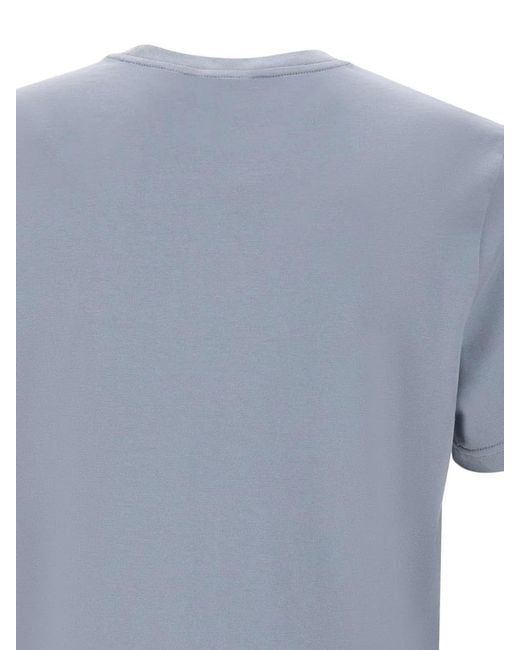 Camiseta Crescent Con Logo Y Manga Corta Moose Knuckles de hombre de color Blue