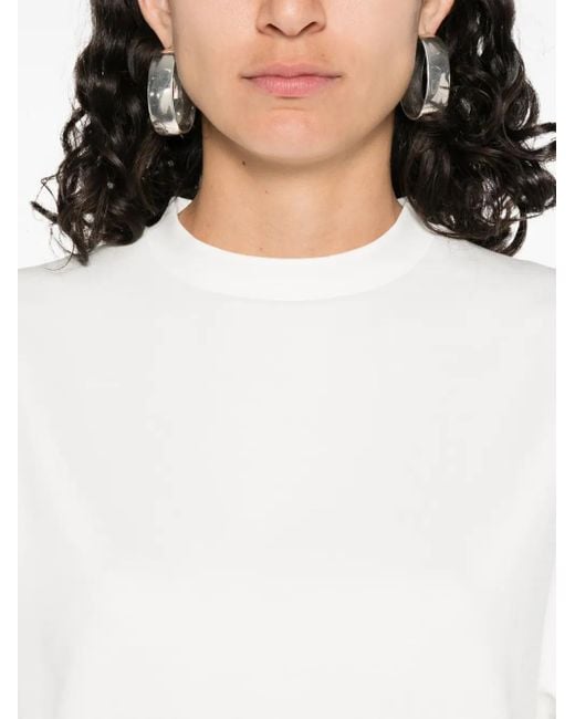 Wardrobe NYC White Short Sleeve T-Shirt Dress