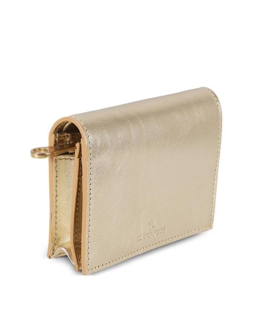 Il Bisonte Natural Logo Zip Wallet