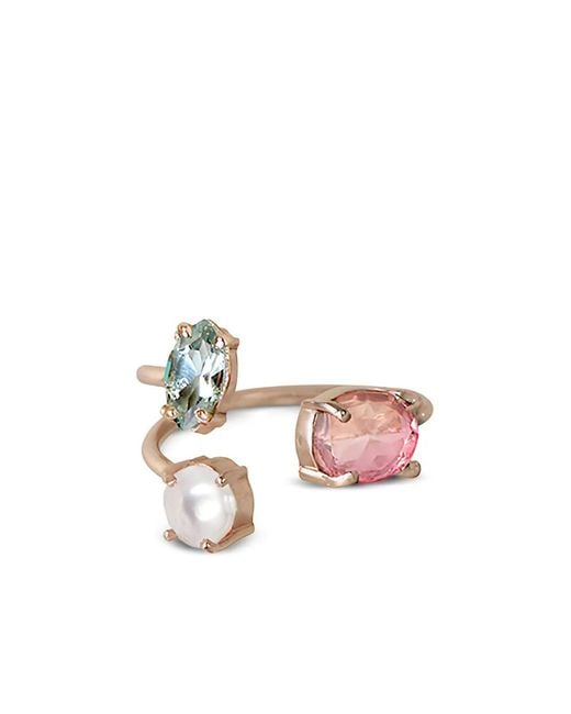 Atelier Mon White Three-Stone Ring