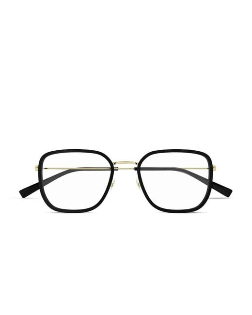 Gucci Black Square-Frame Glasses