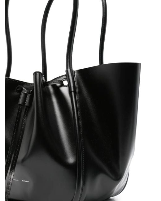 Proenza Schouler シャーリング レザーハンドバッグ Black