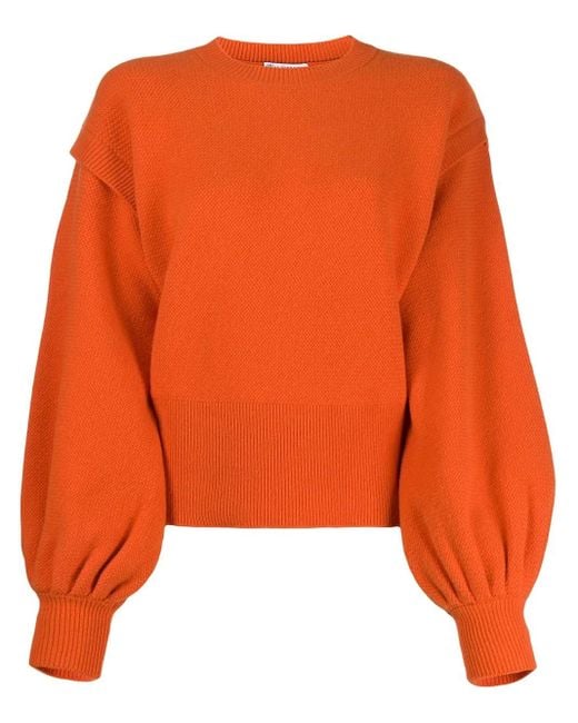 J.W. Anderson Orange Balloon Sleeve Jumper
