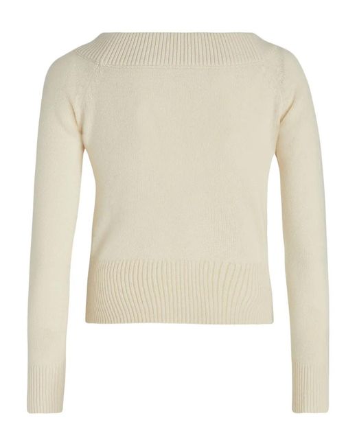 McQueen White Sweaters