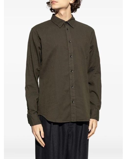 Rag & Bone Green Buttoned Long-Sleeve Shirt for men