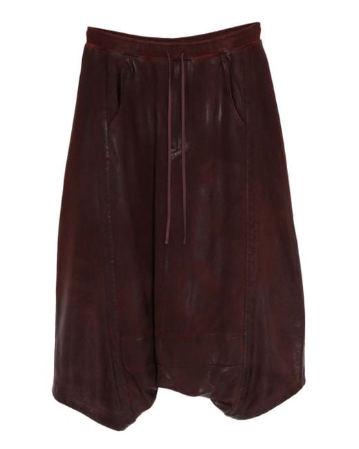 Pantalones de tiro caído Julius de hombre de color Purple