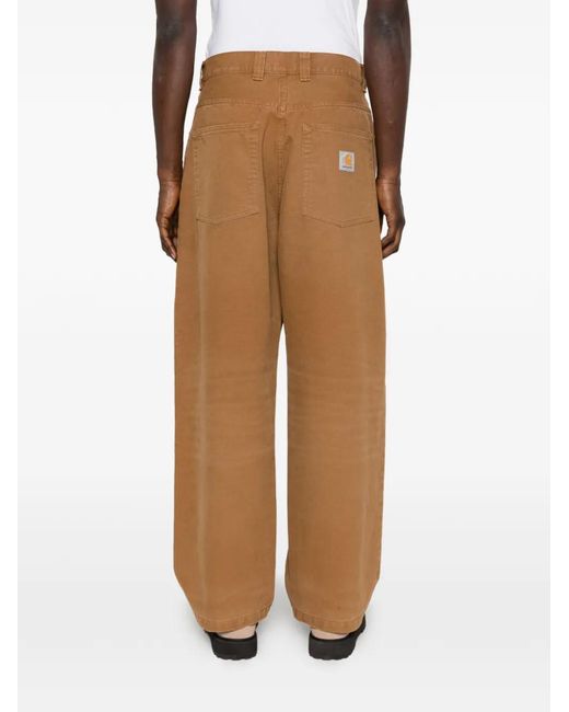 Carhartt White Brandon Pocket Trousers for men