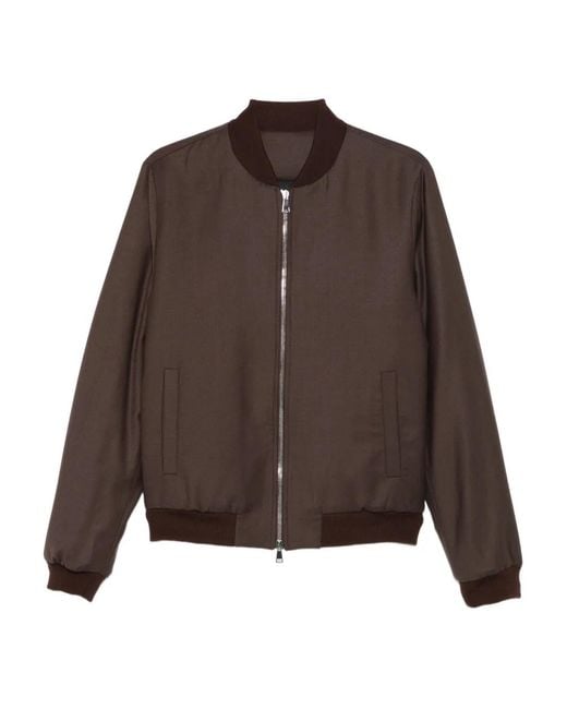 Costumein Brown Zip Jacket for men