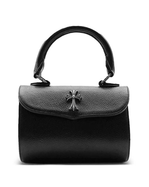 Chrome Hearts Black Doc Adams Cross-Detail Tote Bag for men