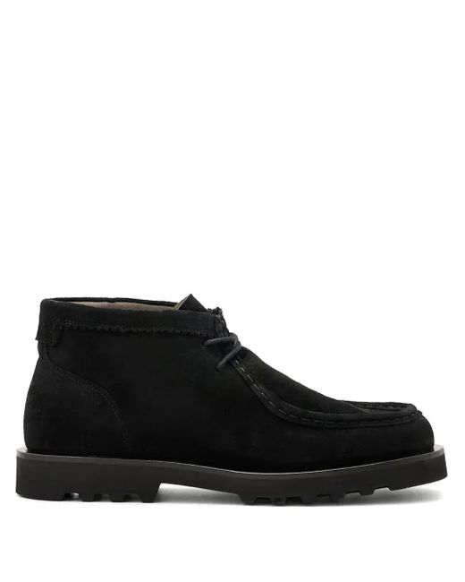 AllSaints Black Skiff Suede Boots for men
