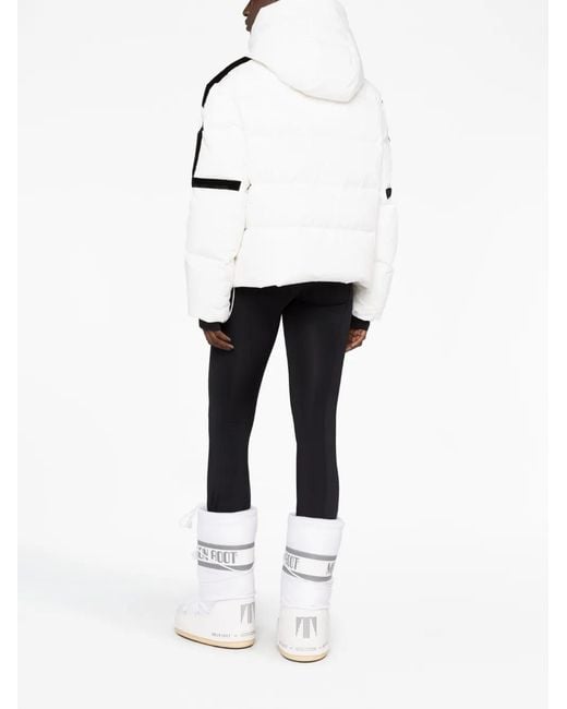 Fusalp White Barsy Quilted Ski Jacket