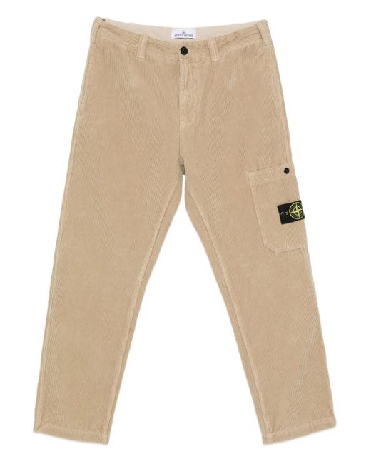 Stone Island Natural Trousers for men