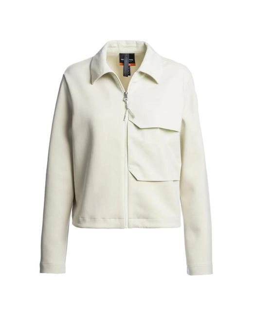 Parajumpers White Zip-Up Jacket