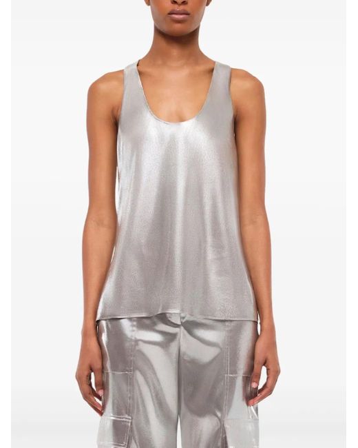 Jonathan Simkhai Kamari Top in het Gray