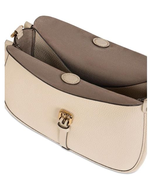 Etro Natural Medium Pony Leather Shoulder Bag