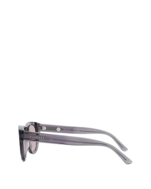 Vuarnet Gray Geometric-Frame Sunglasses