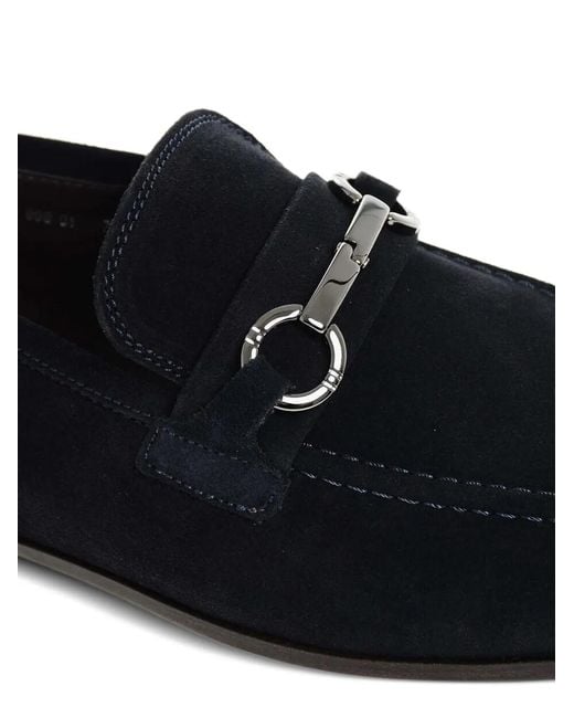 Corneliani White Round-Toe Suede Loafers for men