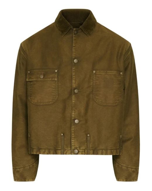 メンズ Maison Margiela コットン ジャケット Green