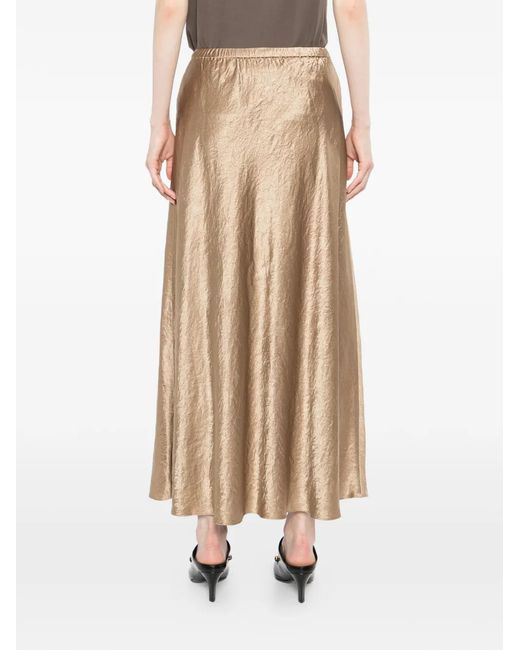 Eileen Fisher Natural Crinkle Elasticated Midi Skirt