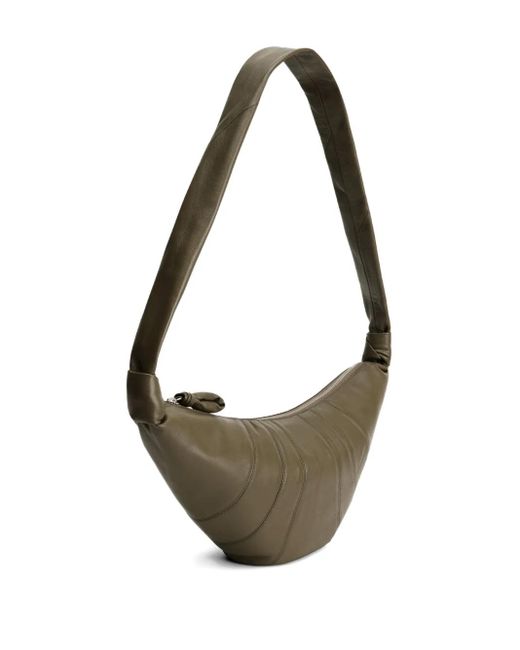 Lemaire Gray Medium Croissant Shoulder Bag