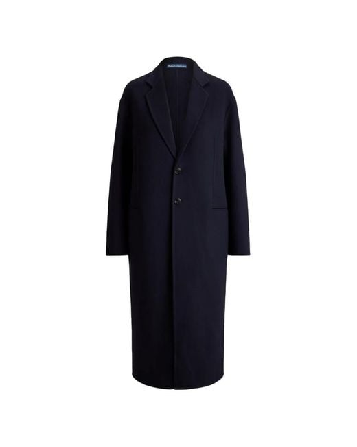 Polo Ralph Lauren Blue Single-Breasted Coat