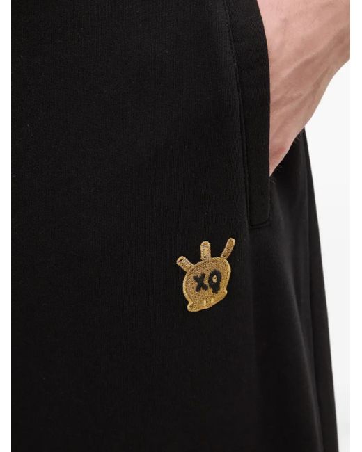 Zadig & Voltaire Black Embroidered-Detail Track Pants for men