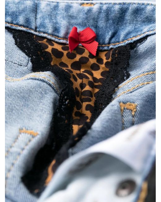 DSquared² Cropped Jeans in het Blue