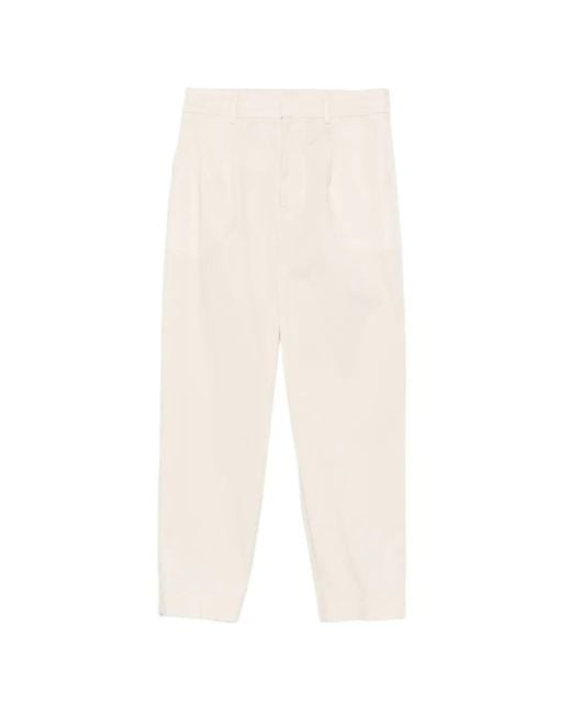 PT Torino White Tailored Trousers