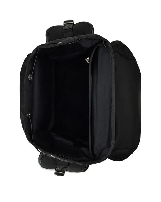 Tod's Black Buckle-Strap Backpack for men