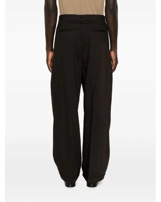 Barena Black Braghier Trousers for men