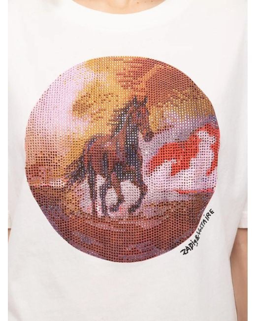 Zadig & Voltaire White Taida T-Shirt
