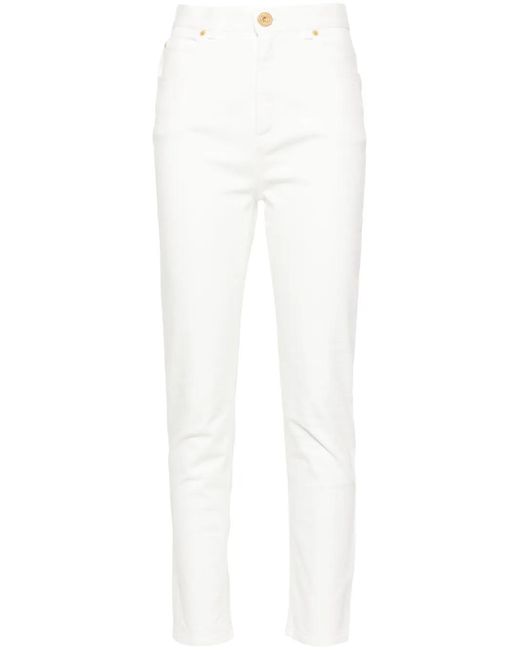 Balmain High Tailed Jeans in het White