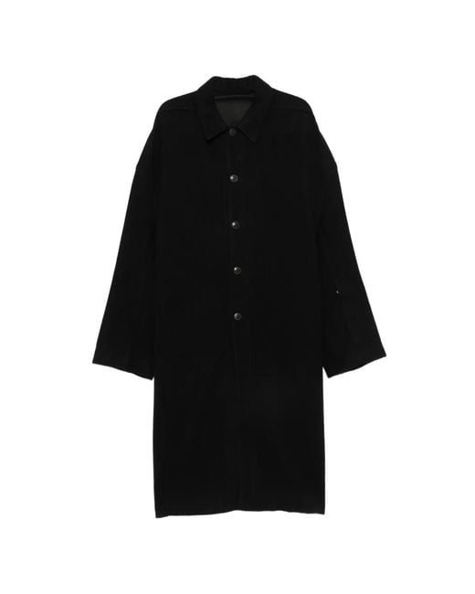 Rick Owens Brad Button-Up Jas in het Black voor heren