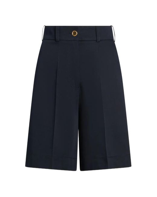 Patou Blue Bermuda Trousers