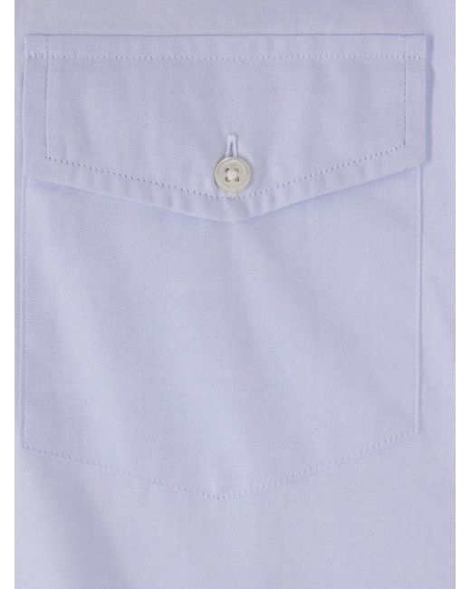 J.Press Button-Down Overhemd Met Zak in het White voor heren