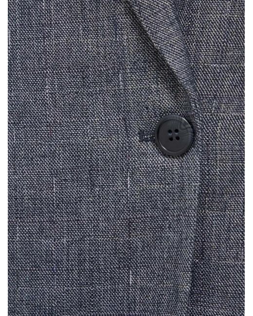 Bruuns Bazaar Blazer Met Enkele Knoop in het Gray