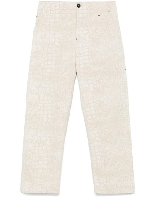Jacquemus The Fernando de Nîmes Hose in Natural für Herren