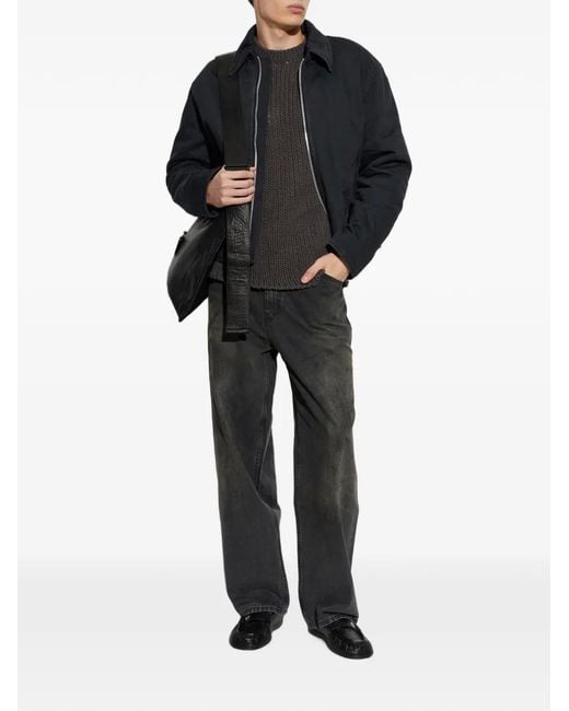 Our Legacy Black Slight Zip-Up Jacket for men