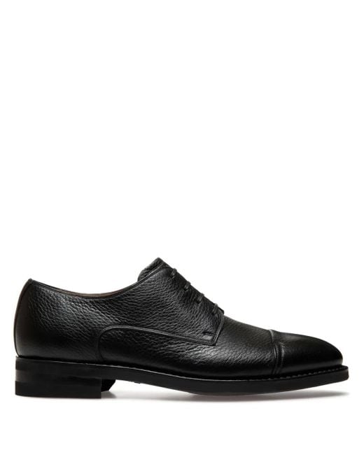 Bally Black Scribe Un Derby Shoes for men