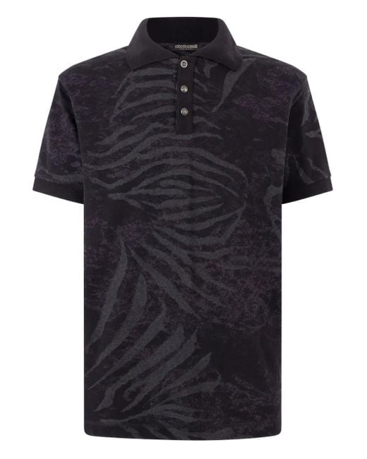 Polo De Algodón Roberto Cavalli de hombre de color Black