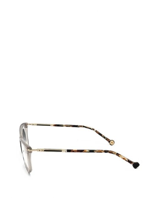 Carolina Herrera Multicolor Tortoiseshell-Effect Glasses