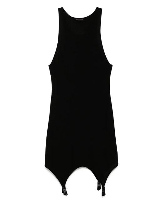 Kiki de Montparnasse Black Le Boy Garter Tank Dress