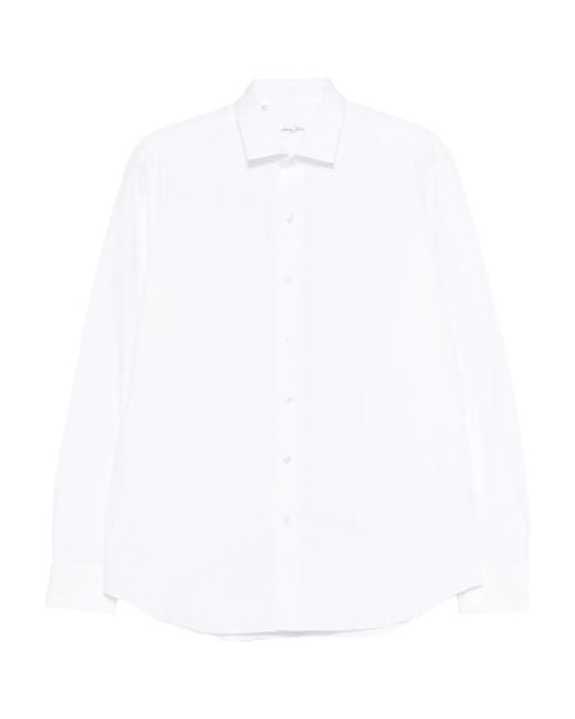 Camicia Con Bottoni di Salvatore Piccolo in White da Uomo